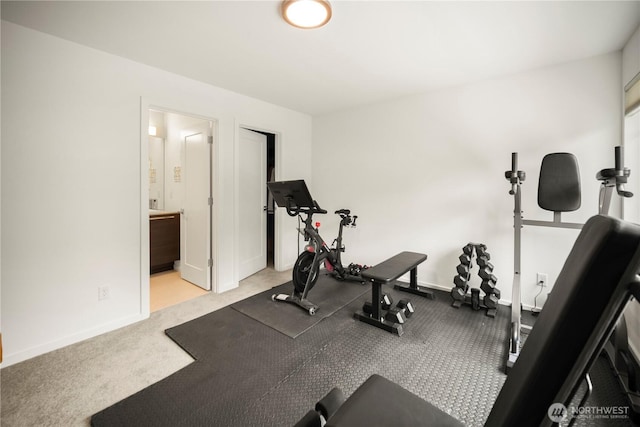 12421 Harwood Cove Ln SW, Lakewood, WA 98498 - workout area featuring baseboards