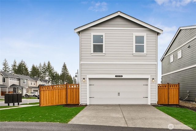 14903 202nd Avenue Ct E Unit 691, Bonney Lake, WA 98391 - traditional home with fence, a garage, and concrete driveway