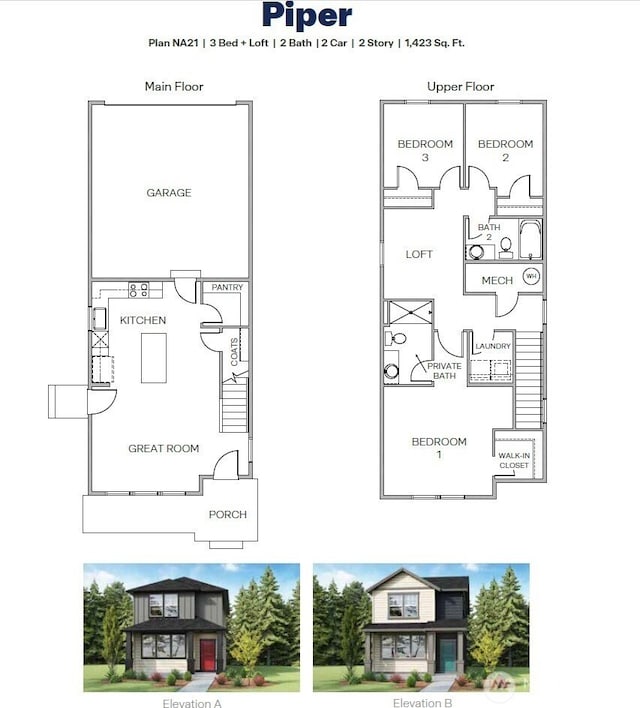 14903 202nd Avenue Ct E Unit 691, Bonney Lake, WA 98391 - view of property floor plan