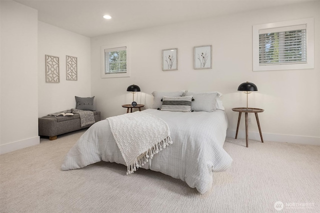 8008 222nd St SW, Edmonds, WA 98026 - carpeted bedroom featuring baseboards and recessed lighting