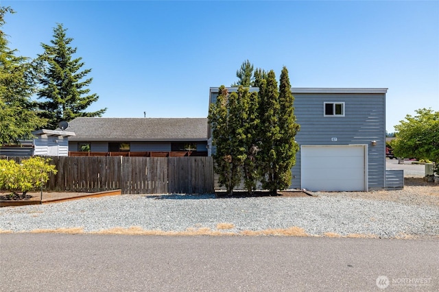 87 Swinomish Dr, La Conner, WA 98257 - view of front facade with a garage and driveway