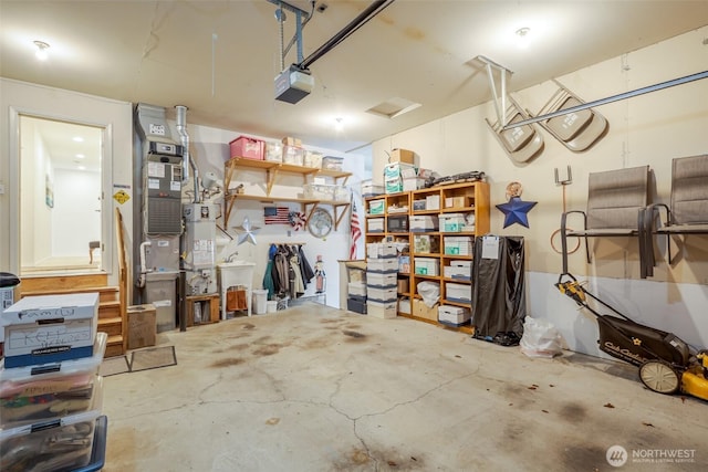 805 E Pacificview Dr, Bellingham, WA 98229 - garage with a garage door opener