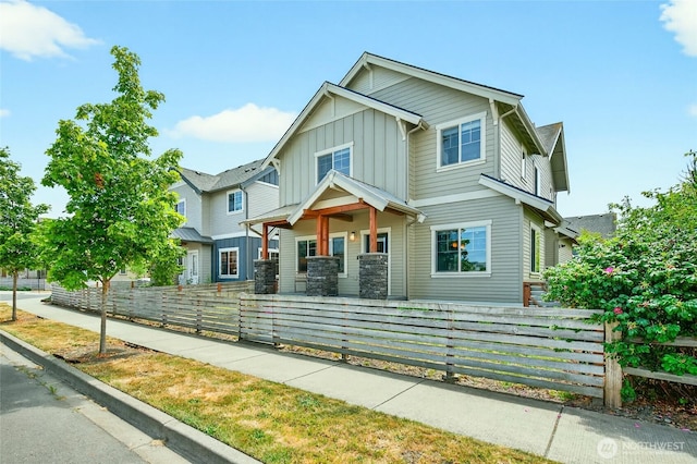 704 Springside Ln, Bellingham, WA 98226 - view of front of property with board and batten siding and stone siding