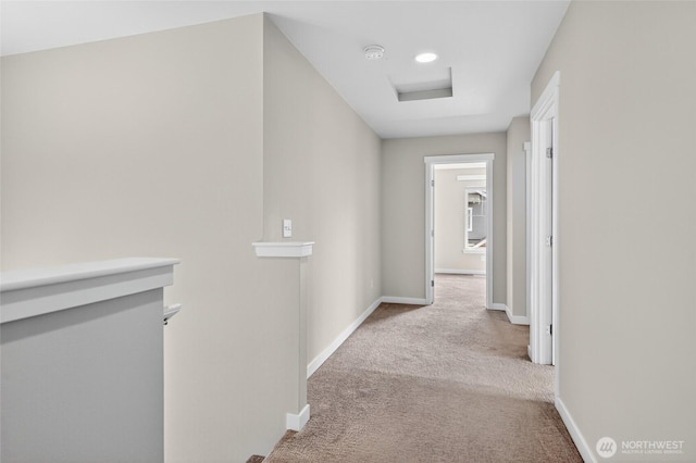 704 Springside Ln, Bellingham, WA 98226 - hall with attic access and carpet