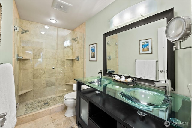 612 Kirkland Ave Unit A4, Kirkland, WA 98033 - bathroom featuring a stall shower and double vanity
