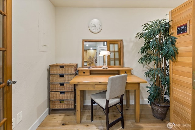 612 Kirkland Ave Unit A4, Kirkland, WA 98033 - office featuring wood finished floors and baseboards