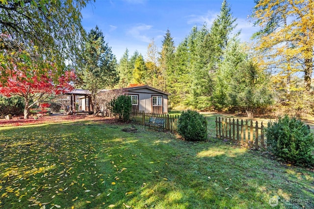 15010 NE 403rd St, Amboy, WA 98601 - view of yard with a gazebo