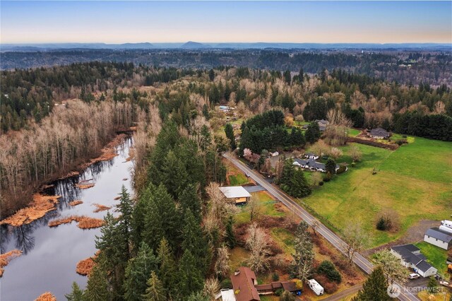 16250 SE Lake Moneysmith, Auburn, WA 98092 - aerial view of property's location with a forest and a nearby body of water