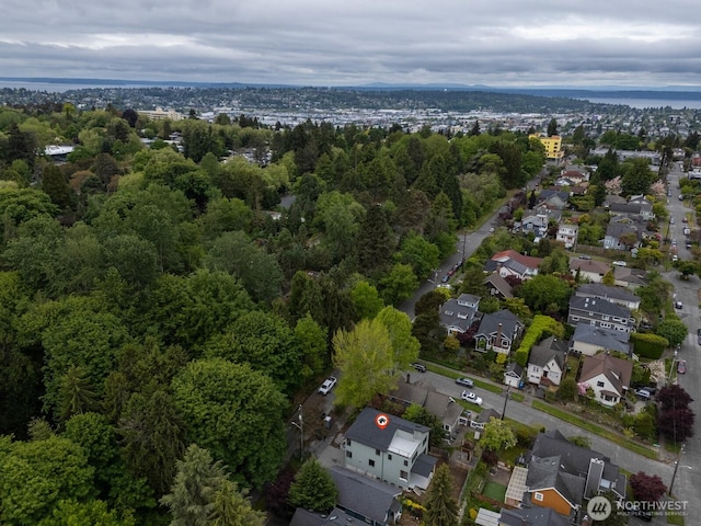 706 N 59th St, Seattle, WA 98103 - aerial overview of property's location with nearby suburban area