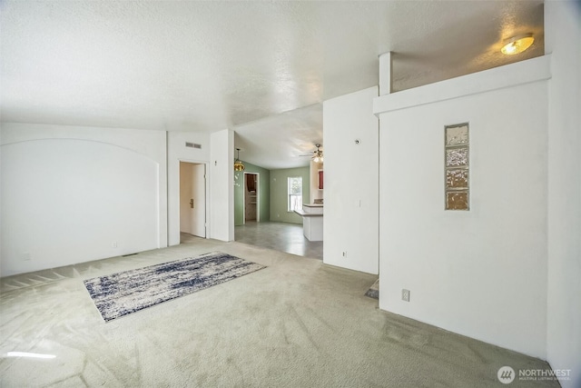 201 W Oakview Ave Unit 48, Centralia, WA 98531 - carpeted spare room featuring ceiling fan and a textured ceiling