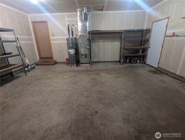 9441 180th Way SW, Rochester, WA 98579 - garage with strapped water heater