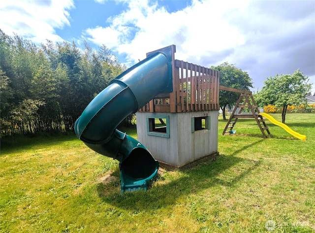 9441 180th Way SW, Rochester, WA 98579 - view of jungle gym featuring a lawn