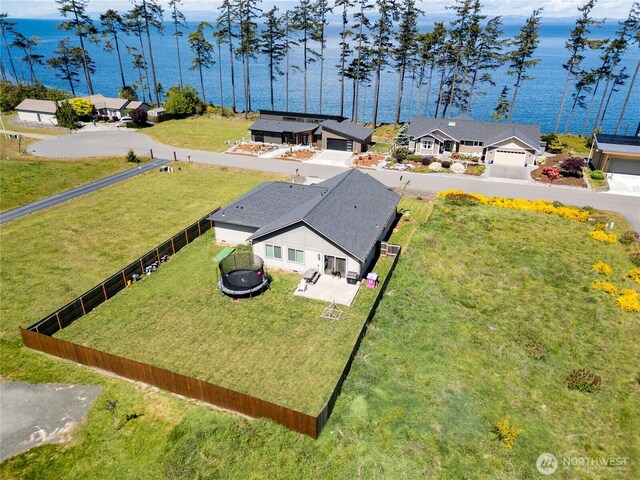 1109 Walker St, Port Angeles, WA 98363 - bird's eye view of a nearby body of water
