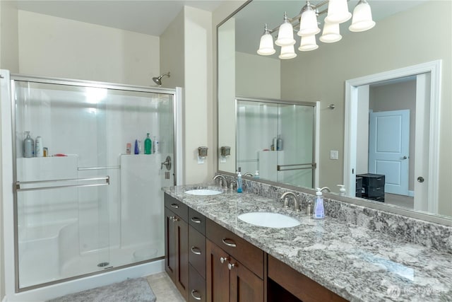 1109 Walker St, Port Angeles, WA 98363 - full bath with a shower stall and double vanity