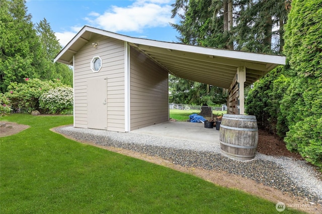 16912 49th St E, Lake Tapps, WA 98391 - view of outdoor structure featuring an outbuilding