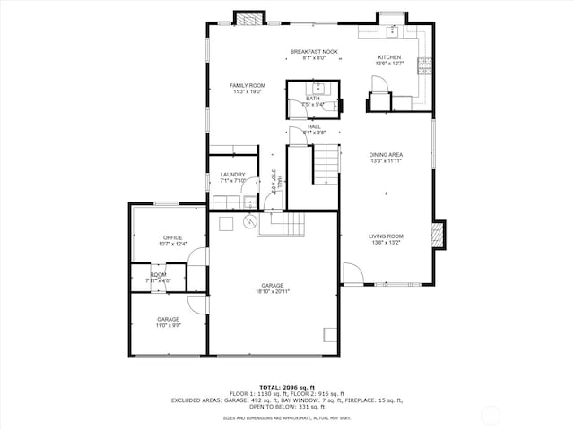 15017 46th Ave SE, Everett, WA 98208 - floor plan / room layout