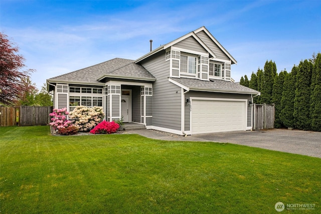 1855 Shanon Ln, Enumclaw, WA 98022 - view of front of property with a garage, roof with shingles, and asphalt driveway