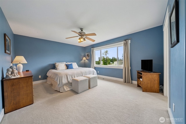 1855 Shanon Ln, Enumclaw, WA 98022 - carpeted bedroom featuring baseboards and a ceiling fan