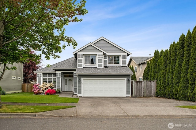 1855 Shanon Ln, Enumclaw, WA 98022 - traditional-style home featuring an attached garage, concrete driveway, and a shingled roof