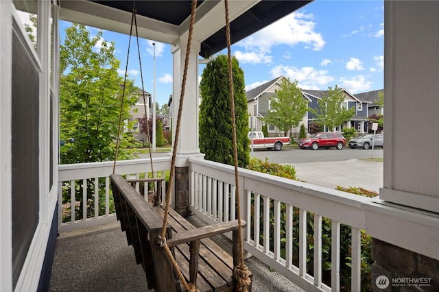 4422 Riverfront Blvd, Everett, WA 98203 - balcony featuring a porch and a residential view