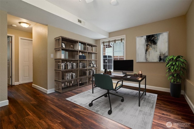 3620 Westminster Dr SE, Port Orchard, WA 98366 - office featuring wood finished floors and baseboards