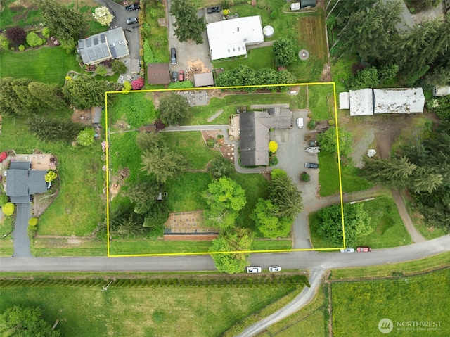 39800 224th Ave SE, Enumclaw, WA 98022 - aerial view of property's location with property boundaries highlighted