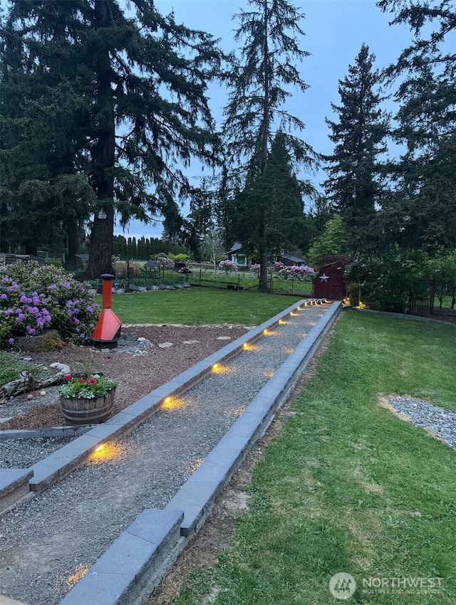 39800 224th Ave SE, Enumclaw, WA 98022 - view of green lawn featuring a bocce ball area