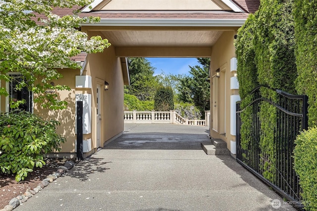 view of gate