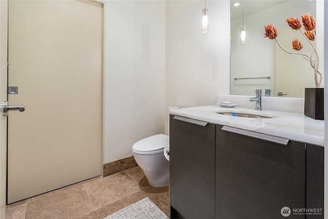 737 Olive Way Unit 2703, Seattle, WA 98101 - bathroom with vanity and toilet