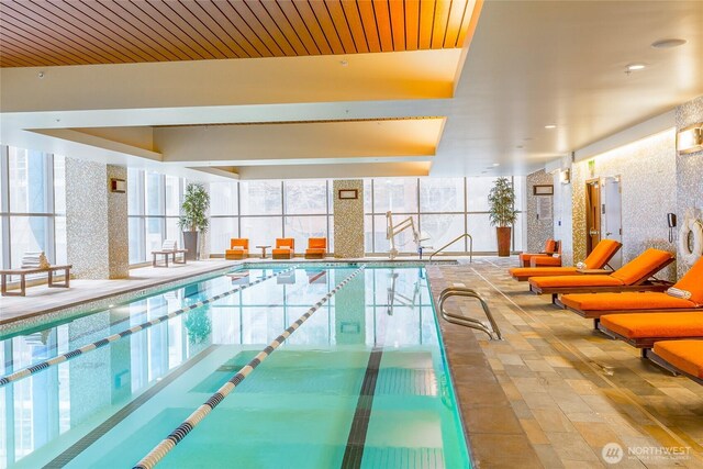 737 Olive Way Unit 2703, Seattle, WA 98101 - view of indoor community pool