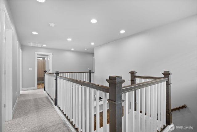 13127 184th Ave E, Bonney Lake, WA 98391 - corridor featuring an upstairs landing, recessed lighting, and baseboards