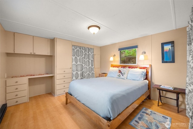 1059 Island Dr, Lummi Island, WA 98262 - bedroom featuring light wood-type flooring