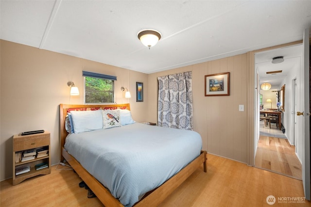 1059 Island Dr, Lummi Island, WA 98262 - bedroom featuring light wood-style flooring