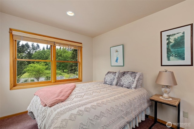5410 SW 244th St, Vashon, WA 98070 - carpeted bedroom with baseboards and recessed lighting