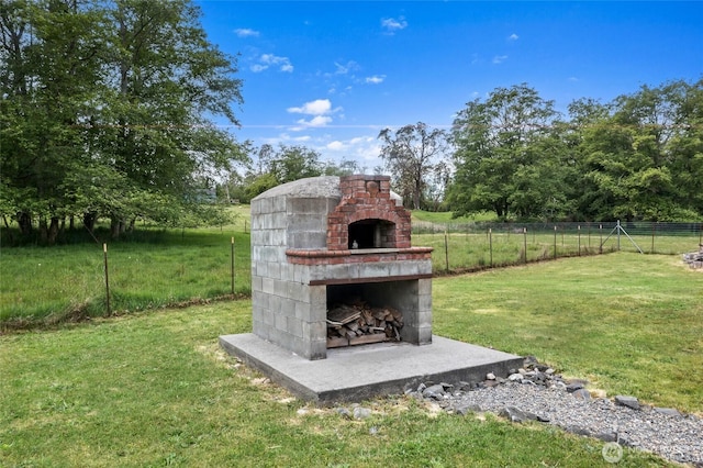 5410 SW 244th St, Vashon, WA 98070 - view of yard with an outdoor fireplace