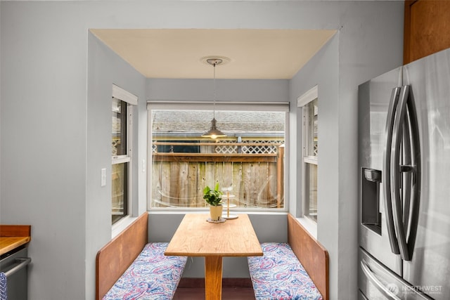 view of dining area