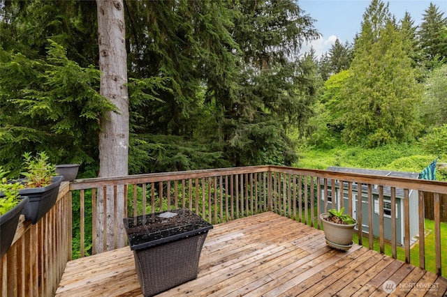 12128 167th Dr NE, Arlington, WA 98223 - view of wooden deck