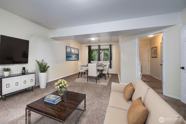 12128 167th Dr NE, Arlington, WA 98223 - carpeted living room with baseboards