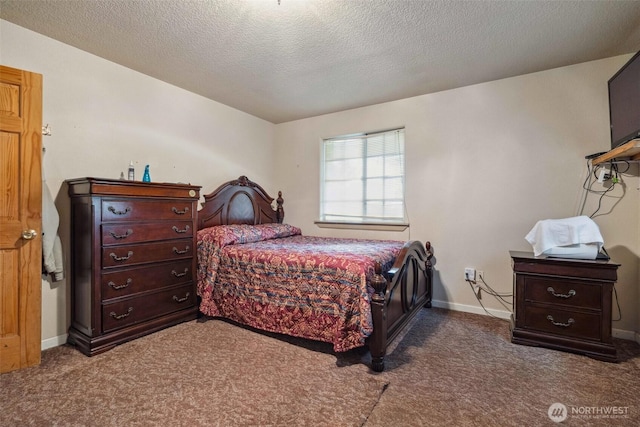 237 Reeds Rd, Touchet, WA 99360 - carpeted bedroom featuring a textured ceiling and baseboards
