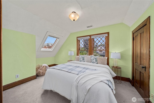 803 N 2nd St, Tacoma, WA 98403 - bedroom with lofted ceiling, baseboards, and carpet flooring