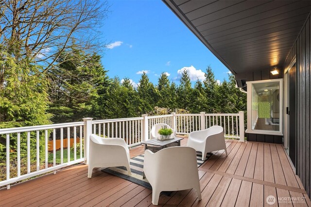 13050 SE 21st Pl, Bellevue, WA 98005 - view of wooden deck