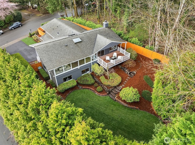 13050 SE 21st Pl, Bellevue, WA 98005 - aerial view of property and surrounding area
