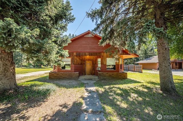 view of chalet / cabin