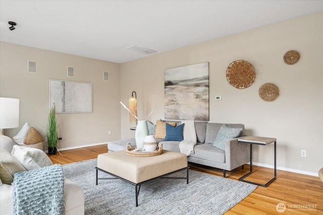 5111 110th St SE, Everett, WA 98208 - living room with wood finished floors and baseboards