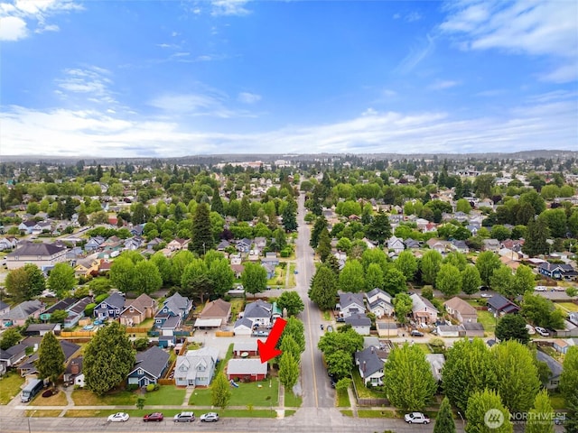 714 S 43rd St, Tacoma, WA 98418 - aerial perspective of suburban area