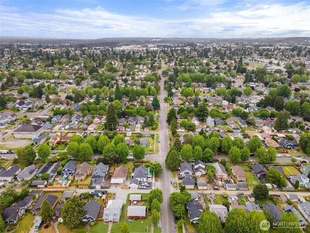 714 S 43rd St, Tacoma, WA 98418 - aerial view of property and surrounding area with nearby suburban area