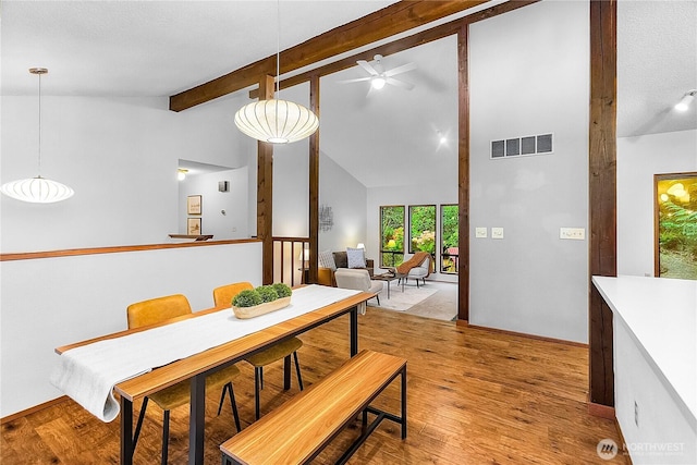 5471 NE Foster Rd, Bainbridge Island, WA 98110 - dining room with wood finished floors and ceiling fan