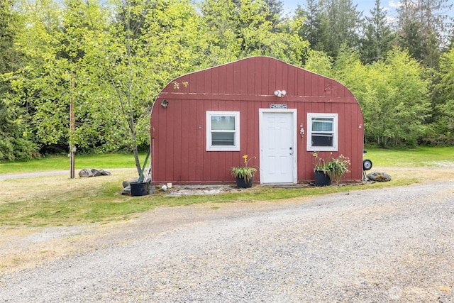 399 Pike Pl, Sequim, WA 98382 - view of outdoor structure featuring an outbuilding
