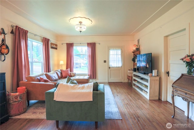 315 SW C St, Tumwater, WA 98512 - living area featuring hardwood / wood-style flooring