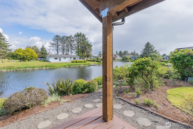 575 Kahkwo Ct SE, Ocean Shores, WA 98569 - view of patio / terrace with a water view